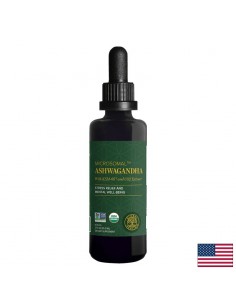 Ашваганда KSM-66® – За адаптация към стреса и психически баланс, 59.2 ml капки Microsomal™ - Депресия, тревожност, паническо разстройство