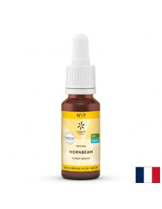 Цветна есенция Габър (Hornbeam) N°17 – Свежест и мотивация при умствена умора, 20 ml капки - Вегетарианци/Вегани