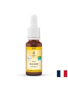 Цветна есенция Шипка (Wild Rose) N°37 – Жизненост и ангажираност при апатия, 20 ml капки - Вегетарианци/Вегани