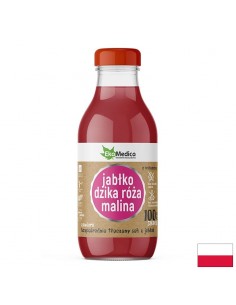 Ябълка + Шипка + Малина + Витамин С – Натурална подкрепа за имунитета, сок 300 ml - Витамин C