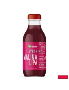 Малина + Липа – Успокоява гърлото и подкрепя имунитета, сироп 300 ml - Дихателна система
