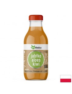 Ябълка + Алое + Киви – За храносмилане и свеж тонус, сок 300 ml - Алое Вера