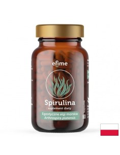 Спирулина – Енергия и кръвотворене, 380 mg, 60 капсули - Водорасли и зелени храни