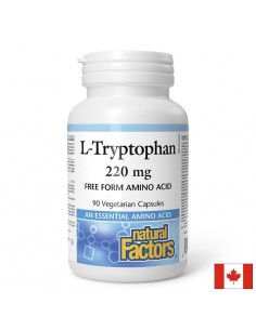 Л-Триптофан – Подпомага съня и доброто настроение, 220 mg, 90 капсули
