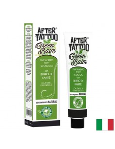 Балсам след татуиране – С масло от ший, пантенол и невен, After Tattoo Green Balm, 50 ml