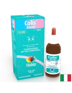 Лайка + резене + маточина – При подуване и стомашен дискомфорт при деца, Colis® Bimbi, 30 ml капки