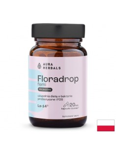 Пробиотик за жени – Интимен баланс и чревно здраве Floradrop, 15 млрд. CFU, 20 капсули - Женско здраве