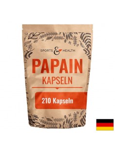 Папаин – Храносмилателен баланс и лекота след хранене, 500 mg, 210 капсули - Ензими