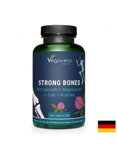 Калций 400 mg + Магнезий 150 mg + Цинк + Червена детелина – Формула за здрави кости, 180 таблетки - Магнезий
