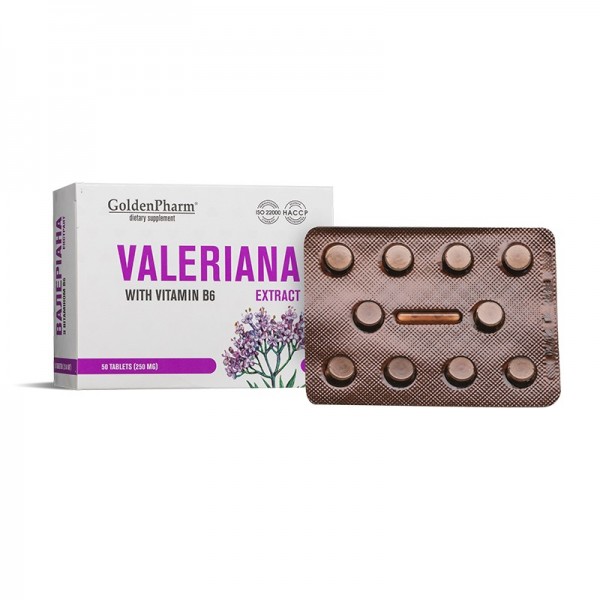 Валериана 60 mg + Витамин B6 1.5 mg –...