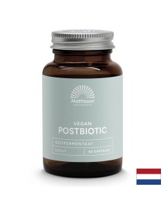 Постбиотик (веган) - Чревен комфорт и имунна подкрепа, 500 mg х 60 капсули - Пробиотици и пребиотици