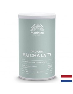 Лате с матча, джинджифил и цейлонска канела Био, 140 g прах - Енергия