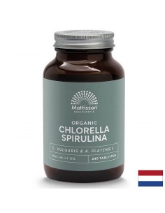 Имунитет, супер антиоксидант - Хлорела и Спирулина, 500 mg x 240 таблетки - Детоксикация