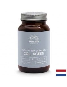 Колаген (тип 2) с калций, магнезий, МСМ, витамин C и хиалуронова киселина - Absolute Collagen Peptan, 60 капсули - По здравно направление