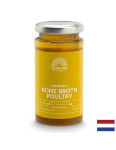 Костен бульон от домашни птици, БИО - Със зеленчуци и морска сол, 240 ml, 12 дози - Язва