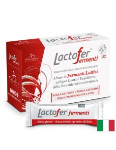Пробиотик Lactofer Fermenti – При подут корем, чревен дискомфорт и за имунна защита, 5 млрд. CFU, 12 сашета