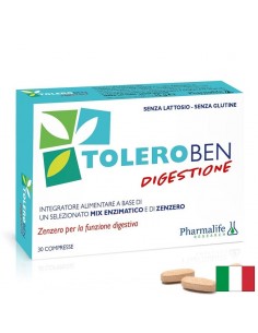 Леко храносмилане с ензими и джинджифил, 150 mg, 30 таблетки