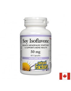 Соя изофлавони Комплекс 50 mg х 60 капсули Natural Factors - 1 - Менопауза