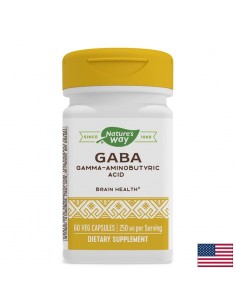ГАБА – Спокоен сън и баланс на нервната система, 250 mg, 60 капсули - По здравно направление
