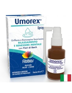 Umorex – Емоционален баланс и вътрешен комфорт, 18 ml орален спрей - Африканска грифония (Griffonia simplicifolia)