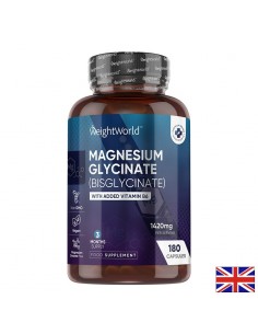Магнезий бисглицинат 100 mg + Витамин B6 – Спокоен сън и нервна система, 180 капсули