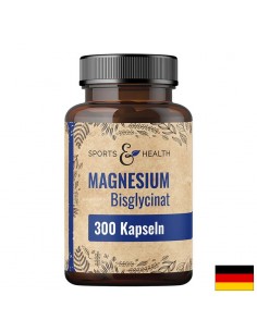 Магнезий (бисглицинат) 133 mg – Мускули, сърце и нервна система, 300 капсули