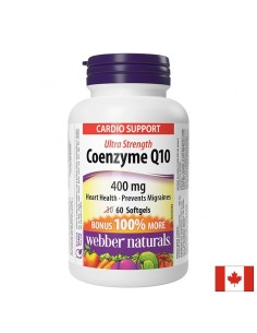 Коензим Q10 – Енергия, сърдечна функция и антиоксидантна защита, 400 mg, 60 софтгел капсули