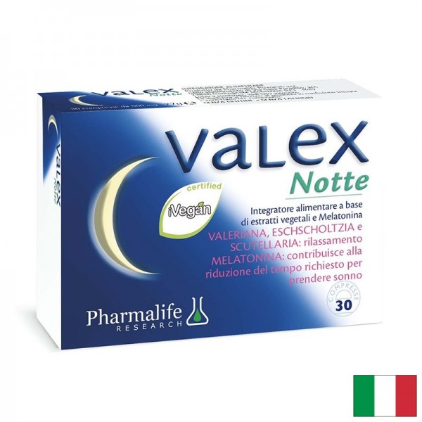 Валериана 500 mg + Мелатонин 1 mg +...