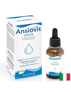 Пасифлора 240 mg + Златен корен + Скутелария – Срещу стрес и напрежение, Ansiovit, 50 ml капки