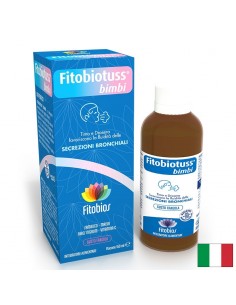 Fitobiotuss Bimbi – Сироп за кашлица за деца и възрастни, с мащерка и бъз, 150 ml