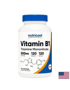 Витамин B1 – Нервна система и енергия, 500 mg, 120 капсули