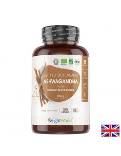 Ашваганда 600 mg + Черен пипер – Стрес, тревожност и психическа устойчивост, 180 капсули - Нервна система