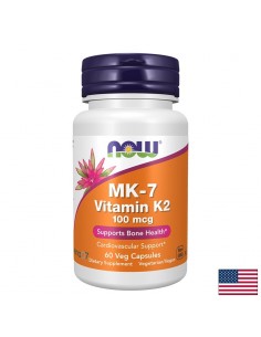 Витамин K2 MK-7 – Поддържа костната плътност и здравето на кръвоносните съдовете, 100 µg, 60 капсули - Сърдечно-съдова система