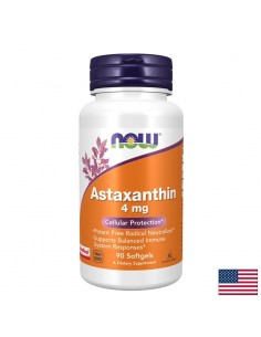 Астаксантин от микроводорасли – За зрителна острота, еластична кожа и антиоксидантна защита, 4 mg, 90 капсули - Водорасли и зелени храни