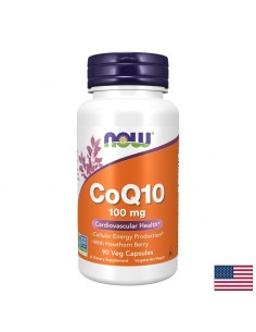 Коензим Q10 100 mg + Глог 400 mg – Грижа за сърцето и нормално кръвно налягане, 90 капсули - Сърдечно-съдова система