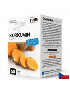 Куркумин 400 mg + Джинджифил 350 mg + Черен пипер – За здрави и подвижни стави, 60 капсули
