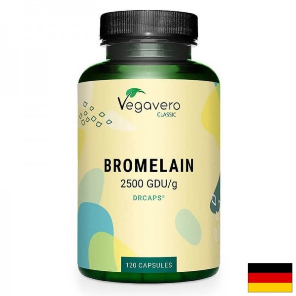 Бромелаин - Bromelain, 120 капсули