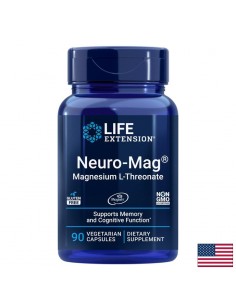 Магнезий L-треонат – Концентрация и памет, Neuro-Mag®, 144 mg, 60 желирани таблетки - Нервна система