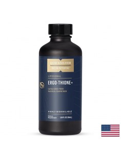 Ерготионин 20 mg + Глутатион 200 mg + Витамин C – Клетъчна защита и забавяне на стареенето, Liposomal Ergo-Thione+, 100 ml - Антиейджинг