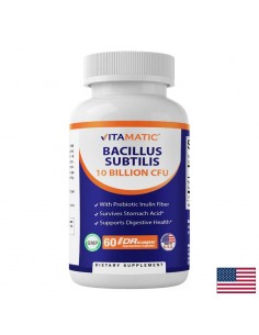 Бацилус субтилис + инулин – Имунна защита и храносмилателен комфорт, 60 капсули със забавено освобождаване - Пробиотици и пребиотици