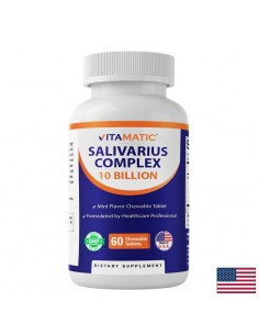 Streptococcus salivarius – За устна микрофлора, синуси и имунитет, 60 дъвчащи таблетки - Пробиотици и пребиотици