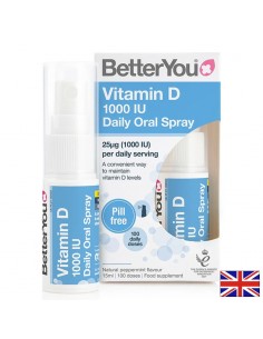 Витамин D3 – Имунитет и здрави кости, 1000 IU, 100 впръсквания, спрей 15 ml