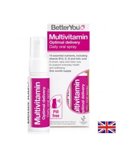 Мултивитамини – Енергия, имунна защита и метаболитен баланс, 32 впръсквания, спрей 25 ml - Отпадналост и умора