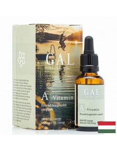 Витамин А – Здрава кожа, добро зрение и силен имунитет, 900 μg, 320 дневни дози, 30 ml капки