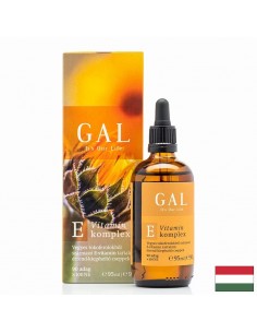 Витамин E комплекс – Антиоксидантна защита, еластична кожа и сърдечна подкрепа, 67 mg, 85 дневни дози, 95 ml капки - Витамин E