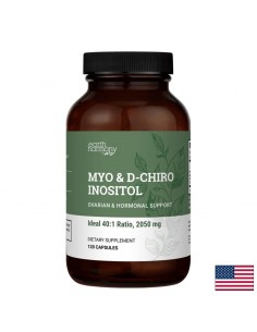 Мио-инозитол 2000 mg + D-хиро-инозитол 50 mg – Хормонален баланс и метаболитна подкрепа, 120 капсули - Хормонални проблеми