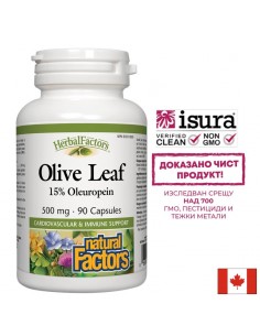 Olive Leaf / Маслина (лист) 500 mg х 90 капсули