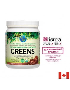 100% ферментирали органик растителни храни, с вкус на шоколад Whole Earth & Sea, 438 g прах