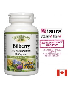 Bilberry / Черна боровинка x 90 капсули