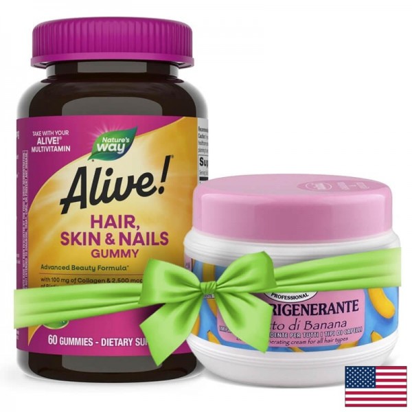 Формула за коса, кожа и нокти Алайв -...